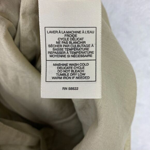 Max Studio Capri Pants Womens Small Khaki Pockets Casual Cropped pants MSR $148 - Picture 14 of 14